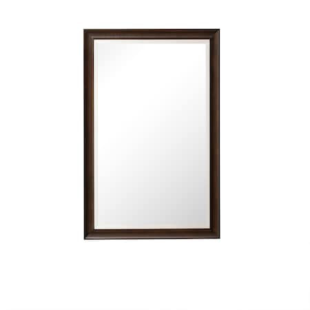 James Martin Vanities Glenbrooke 26in Mirror, Burnished Mahogany 735-M26-BNM